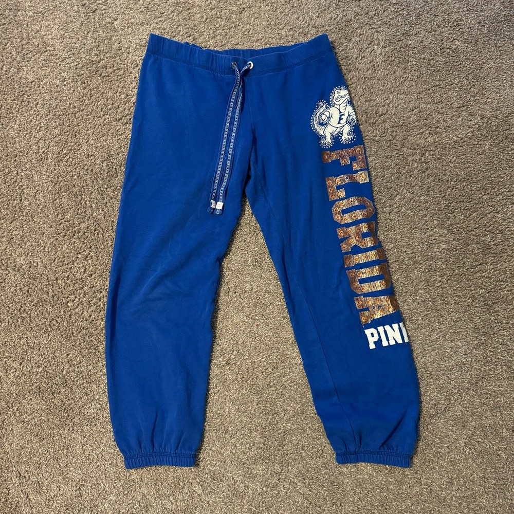 Victoria’s Secret PINK Florida Gators Vintage Style Blue Jogger Sweatpants